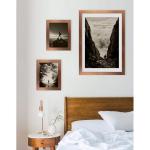 Monaco Fotolijst, 20 x 50 cm, koper, fotolijst, metaallook, aluminium geborstelde lijst, posterlijst, verwisselbare lijst