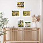 7 stuks fotolijstenset, 20 x 25 cm, voor 25 x 20 foto's en afbeeldingen, moderne witte fotolijst, collage, wand- of tafelstandaard, cadeau voor vriend