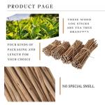 om te knutselen, takken, handwerk, log sticks, 100 stuks, natuurlijke boomschors, rustieke wooncultuur, DHZ, lengte 10 cm (0,3-0,5 cm)