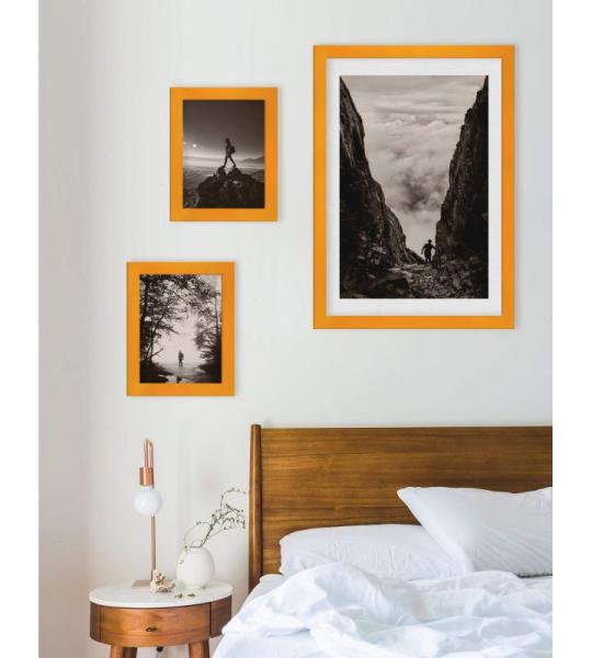Fotolijst Monaco, 38 x 98 cm, fotolijst, geel, posterlijst