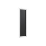 , Blackboard Back2Chalk Essentials, krijtbord met wit mat MDF-frame, 20 x 60 cm