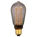 Led-lamp voor sfeerverlichting, E27, ST64, Edison-gloeilamp, 4 W, 100 lm, 1800 K, extra warmwit, 320 graden, 230 V, flikkervrij, niet dimbaar, 2 jaar garantie, 8 stuks