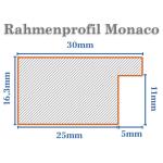 Fotolijst Monaco, 42 x 59,4 cm, grijs gewist, posterlijst