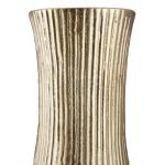 Vaas bloemenvaas van aluminium - decoratie woonkamer cadeau voor vrouwen verjaardag Moederdag - kleur: goud hoogte 35 cm
