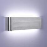 16W LED wandlamp binnen moderne zilveren wandlamp up and down licht IP44 ganglamp gangverlichting voor slaapkamer gang woonkamer trap, enz. Koud wit