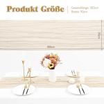 Tafelloper, 2 stuks, 90 x 300 cm, beige kaasdoek, lange tafelloper van gaas, rustieke tafelloper, mousseline tafelloper voor bruiloftsdecoratie, verjaardagsfeest, beige