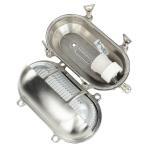 Buitenlamp muur messing glas in mat nikkel IP64 tuin binnenplaats hoogte: 13 cm E27 scheepslicht rustieke maritieme wandlamp outdoor SKIATHOS