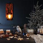 Vintage Wandlampen Hangende Verlichting Eetkamer Kroonluchter Binnen Retro Industriële wall light Van Hout Metaal Glazen Lampenkap E27 Wandkandelaar Bar Hoogte Verstelbaar Plafond