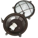 SERIFOS Buitenwandlamp messing glas in zwart antiek IP64 tuin balkon B: 21 cm E27 rustiek maritiem rooster ronde wandlamp Outdoor SERIFOS