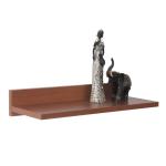 Wandrek 45 x 8 x 19 cm, bruin rustiek eiken, spaanplaat van hout, hangrek WM056-ER, wandrek, boekenrek, fotorek, keukenrek, hangend wandplank, plankplank, zwevend rek
