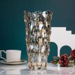 Glazen bloemenvaas, moderne minimalistische vaas, Scandinavisch glas, bloemen, handgemaakte bloemarrangement, decoratie, hydrocultuur, ornament voor thuis, eettafel, cadeau voor br
