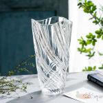 Glazen bloemenvaas, moderne minimalistische vaas, Scandinavisch glas, bloemen, handgemaakte bloemarrangement, decoratie, hydrocultuur, ornament voor thuis, eettafel, cadeau voor br
