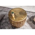 Handgemaakte salontafel Organic Orient 55 cm goud hamerslag design woonkamertafel tafel tafel