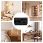 Sleutelhanger muurbevestiging | Zwevende houten planken met , wandorganizer met , entreeplank sleutelhouder boerderij decoratie voor thuis zakelijk hotel