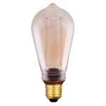 4x  Vintage Design LED lamp in retro stijl voor sfeerverlichting E27 ST64 Edison lamp, 4W 200lm 1800K extra warm wit 320° 230V flikkervrij, niet dimbaar
