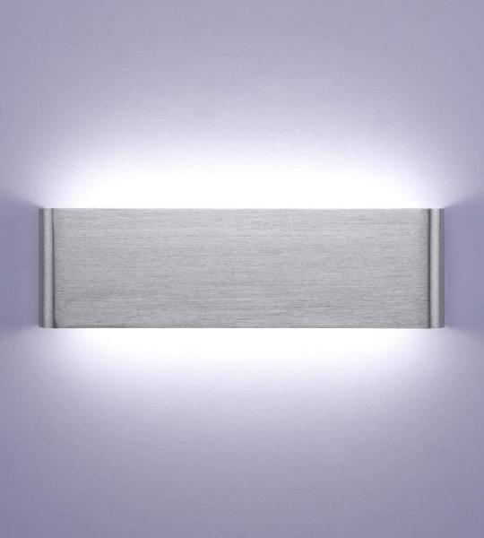 16W LED wandlamp binnen moderne zilveren wandlamp up and down licht IP44 ganglamp gangverlichting voor slaapkamer gang woonkamer trap, enz. Koud wit