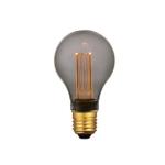 8x  Vintage Design LED lamp voor sfeerverlichting E27 A60 Edison lamp 2W 45lm 2000K rook extra warm wit 320° 230V flikkervrij, niet dimbaar