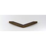 Monaco Fotolijst, 25,1 x 31,5 cm, brons, fotolijst, metaallook, geborsteld aluminium, posterlijst, verwisselbare lijst