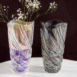 Glazen bloemenvaas, moderne minimalistische vaas, Scandinavisch glas, bloemen, handgemaakte bloemarrangement, decoratie, hydrocultuur, ornament voor thuis, eettafel, cadeau voor br