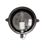 Wandlamp Buiten Messing Glas Antiek IP64 Balkon Huis Ø24 cm E27 max. 18 W rond Rustieke Maritime Wandbuitenlamp Tuin SERIFOS