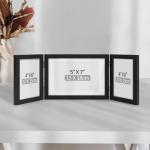 Bilderrahmen Collage Schwarz 3 Bilder für 10x15 und 13x18 Fotos Mehrfach Holz Fotorahmen Family Hochzeit Geschenk