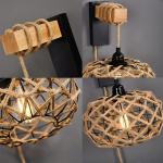 Vintage dimbare wandlamp met stekker, vintage bedlampje, zwart, retro, industriële metalen wandlamp E27 met draaischakelaar en 2 m kabel voor woonkamer, slaapkamer, trappenhuis, h