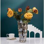 Glazen bloemenvaas, moderne minimalistische vaas, Scandinavisch glas, bloemen, handgemaakte bloemarrangement, decoratie, hydrocultuur, ornament voor thuis, eettafel, cadeau voor br