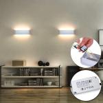 16W LED wandlamp binnen moderne zilveren wandlamp up and down licht IP44 wandverlichting gangverlichting voor slaapkamer gang woonkamer trap, enz. Warm wit