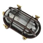 Buitenlamp Messing maritieme rimpel glas IP64 E27 roestvrij weerbestendig in Rostraun antieke wandlamp huis ingang tuin