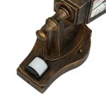 Buitenlamp met bewegingsmelder koper antiek H: 37,5 cm E27 sensor verlichting huis muur balkon terras