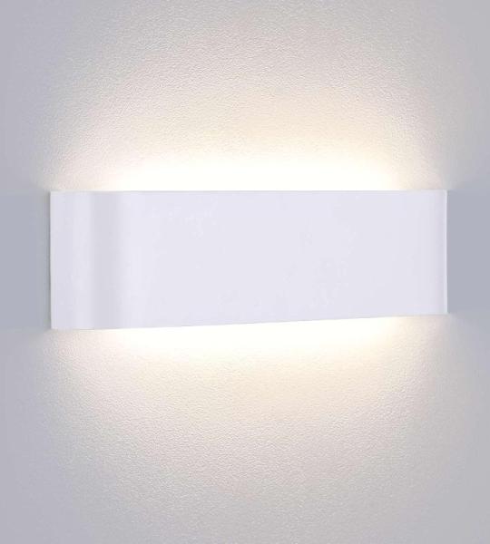 16W Wandlamp Binnen Wit LED Wandlamp Modern Up Down Licht Muurverlichting Neutraalwit Ganglamp Muur Trap Verlichting IP44 voor Woonkamer Slaapkamer Gang enzovoort