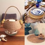 Jute touw, 14 mm dik, 10 m, tuinhenneptouw, bruin jute touw voor kattenkrabpaal, 14 mm rustiek decoratief henneptouw voor doe-het-zelf knutselen, ophangen en decoraties