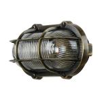 Buitenwandlamp glas echt messing roestvrij IP64 rustieke wandlamp maritiem buitenlamp terras balkon huismuur