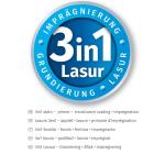 HK-Lazuur licht eiken, 0,75 liter, decoratieve, oplosmiddelhoudende premium hout voor buiten, 3-voudige houtbescherming met impregnering + grondering + , houtbescherming tegen voch