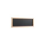 PM0225018 Blackboard Back2Chalk Essentials, krijtbord met grenen frame, 20x60cm