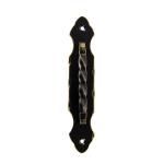 Handvat Antaba Handgreep Deurkruk Wicket 190 mm, Staal Smeedijzer Poedercoating, Elegant Antiek, Kleur Oud Goud, 1 stuk