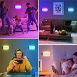 Dimbare LED wandlamp met afstandsbediening moderne wandlamp wit voor gang woonkamer slaapkamer gang trappen, enz. Warm wit, koud wit, neutraal wit (2700K-6500K)