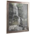 Monaco Fotolijst, 46 x 61 cm, vintage, metaal, fotolijst, metaallook, geborsteld aluminium, posterlijst, verwisselbare lijst