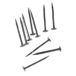Smeenagels, 7,5 cm lang, set van 10 stuks, gesmeed siernagels, ijzeren nagels, ijzeren nagels, antiek zwart