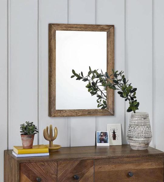 Zwarte Spiegels Voor Muur Rechthoek Hout Omlijst Spiegel Decoratieve Muur Opknoping Spiegel voor Slaapkamer Badkamer Woonkamer Muur Decor