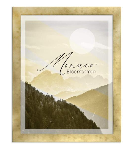 Monaco Fotolijst, 45,7 x 60,9 cm, goud antiek, fotolijst, metaallook, geborsteld aluminium, posterlijst, verwisselbare lijst