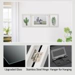 Bilderrahmen Collage Weiß 3 Bilder Holz für 10x15 und 13x18 Fotos Mehrfach Modern Fotorahmen Family Hochzeit Festival Geschenk Desktop oder Wand