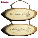 Deurbordje met gravure - naam + spreuk + motief mogelijk - van hout met koord, welkomstbordje, familiebordje, gepersonaliseerd houten bordje als decoratie of cadeau-idee