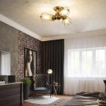 Vintage plafondlamp, industriële stijl, verstelbaar stopcontact, metaaldraadkooi, halve schaalmontage, rustieke plafondlamp, lichtmetalen lampen (zonder gloeilamp) (met 3 lampen) 