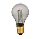4x  Vintage Design LED lamp voor sfeerverlichting E27 A60 Edison lamp 2W 45lm 2000K rook extra warm wit 320° 230V flikkervrij, niet dimbaar