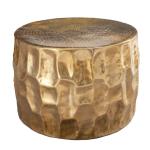 Handgemaakte salontafel Organic Orient 55 cm goud hamerslag design woonkamertafel tafel tafel