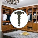 Antieke ,6 STKS Bronzen Decoratieve Retro Gesneden Scharnier Kast voor Deuren Kast Sieraden Doos