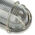 Lichterlebnisse 400/B NICKEL MATT 9729 AuÃŸenwandleuchte E27 Nickel (matt), Klar, Transparent