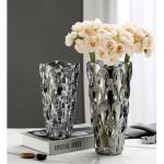 Glazen bloemenvaas, moderne minimalistische vaas, Scandinavisch glas, bloemen, handgemaakte bloemarrangement, decoratie, hydrocultuur, ornament voor thuis, eettafel, cadeau voor br