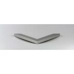 Monaco Fotolijst, 20 x 50 cm, geborsteld aluminium, fotolijst, metaallook, geborsteld aluminium, posterlijst, verwisselbare lijst